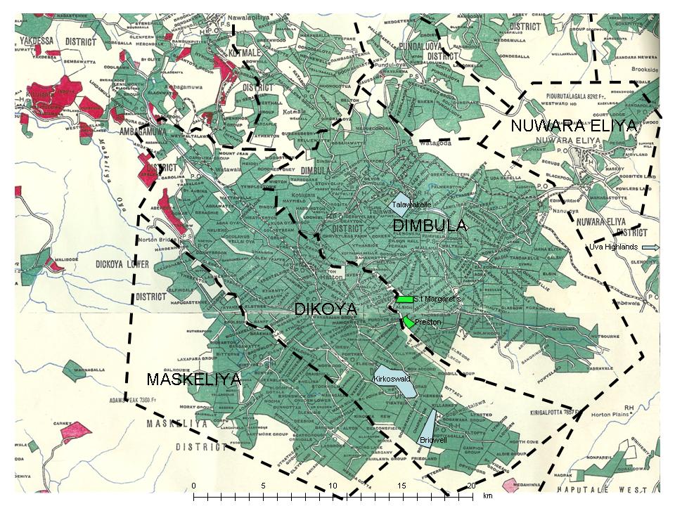 Tea districts